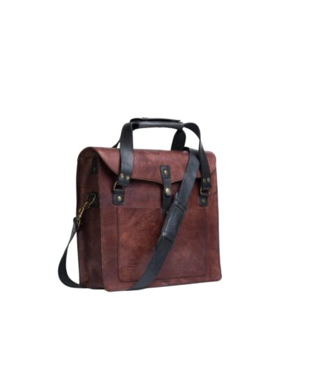 Leather Tote Handbag for Men Messenger and Travel