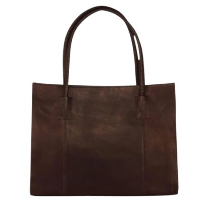 Genuine Leather Tote Handbags - Chic Festival Tote