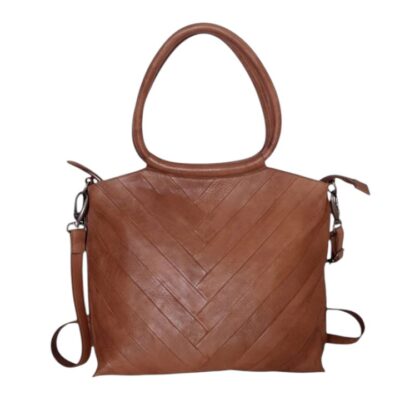 Leather Tote Bag with Zipper - Sleek & Durable Design