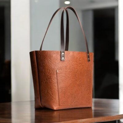 Leather Tote Handbags for Women with Stylish Pattern 4