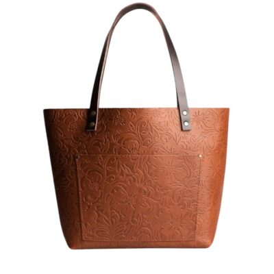 Leather Tote Handbags for Women with Stylish Pattern