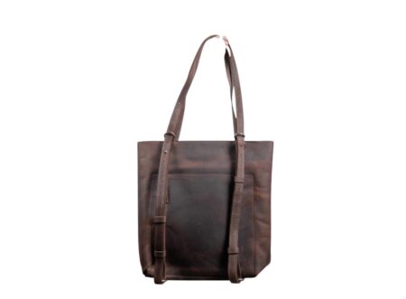 Leather Work Tote Handbag Large Laptop Bag with Shoulder Strap