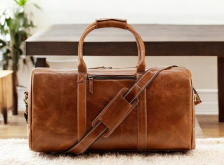 Buffalo Leather Duffel Bag – Classic Design