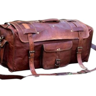 coach leather duffle bag