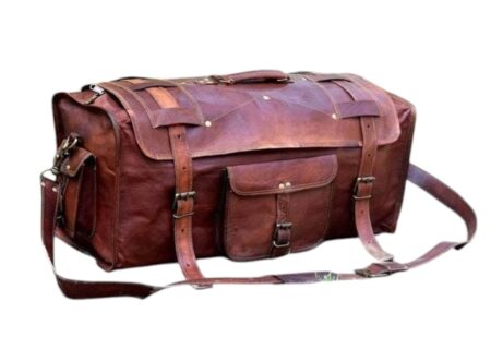 coach leather duffle bag