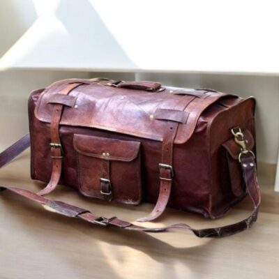 coach leather duffle bag