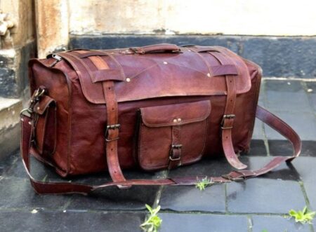 coach leather duffle bag