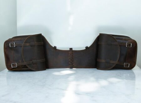 horse handmade leather saddle bag