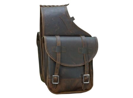 horse handmade leather saddle bag