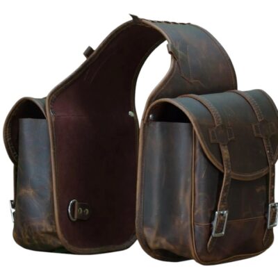 horse handmade leather saddle bag