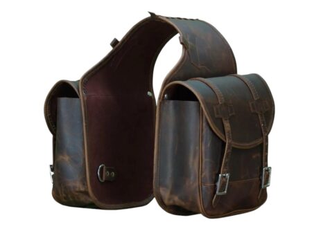 horse handmade leather saddle bag