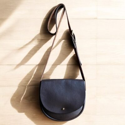 saddle leather purse