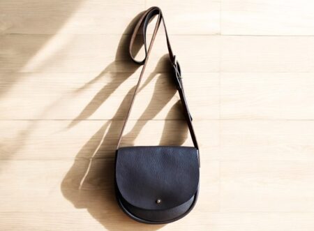 saddle leather purse