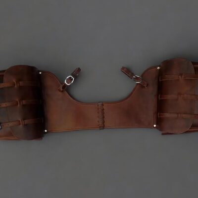 vintage leather horse saddle bags